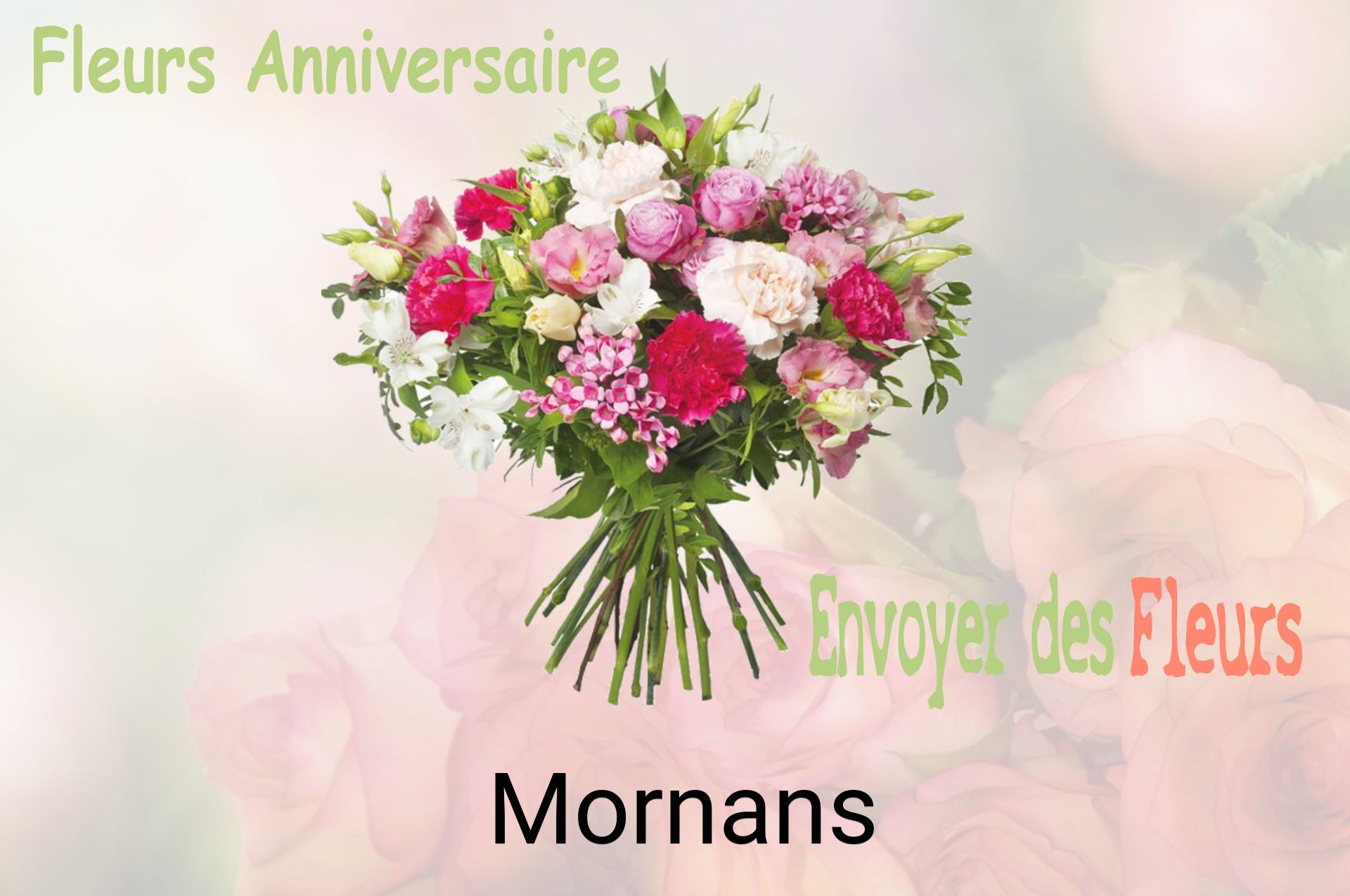 Bouquet de fleurs d’anniversaire livré à Mornans